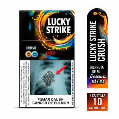 Cigarro Lucky Strike Crush Naranja (10)