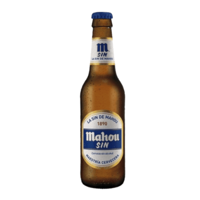 Cerveza Sin Alcohol Mahou Cero Botellin 250 cc1