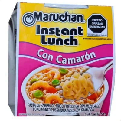 Confite Maruchan Instant Lunch Sabor Camaron 64 G1