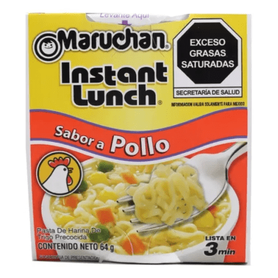 Confite Maruchan Instant Lunch Sabor Pollo 64 G1