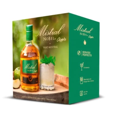 Pack Mistral Nobel Apple + Vaso