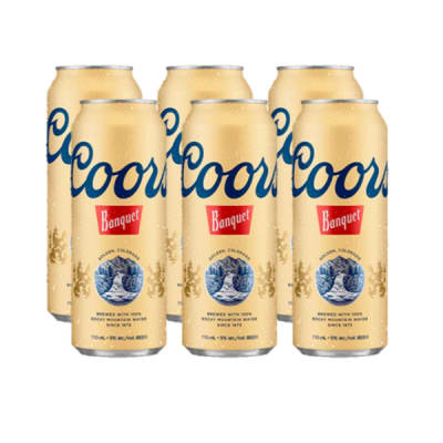 Pk Coors x 6 Latón 710cc