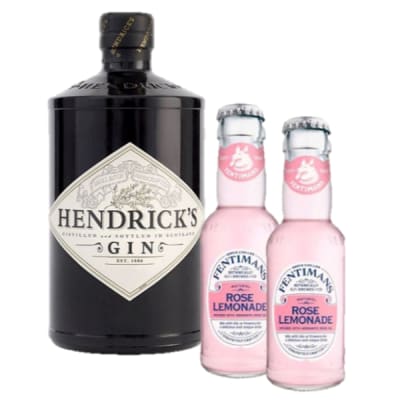 Pk Gin Hendricks + 2 Fentimans Rose1