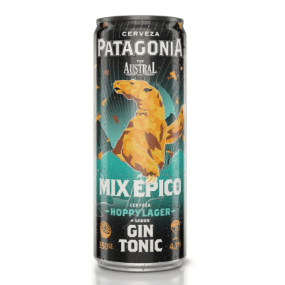 Cerveza Patagonia Hoppy Lager Gin Tonic Lata 350 CC