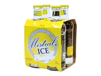 Pack Mistral Ice Pineapple x 4 botellin1