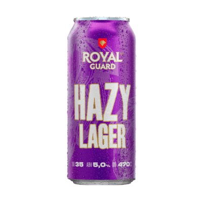 Cerveza Royal Hazy Lager Lata 470 cc