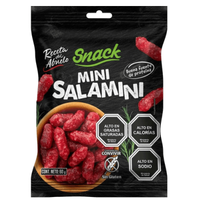 Confite Pf Salami Mini 60 G1