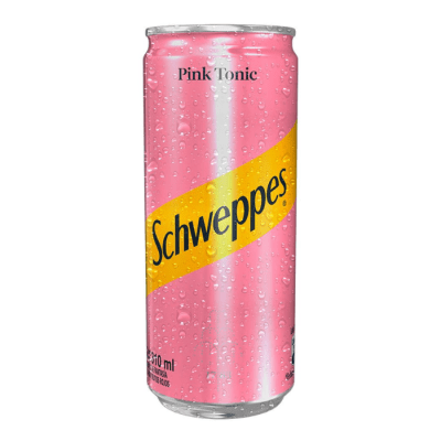 Bebida Schweppes Pink Tonica  Lata 310 CC1