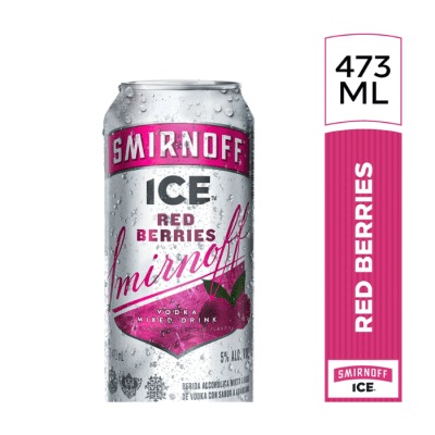 Coctel Vodka Smirnoff Ice Berries Lata 473 ml1