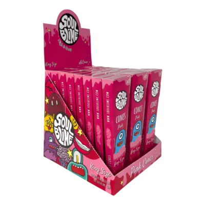 Tabaquería Papelillo Soulblime Cono Pink1