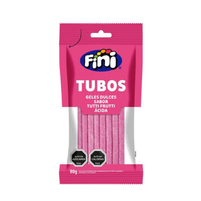 Confite Gomita Tubos Tutti Fruti Acida