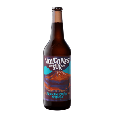 Cerveza Volcanes Del Sur Bock Chocolate/Naranja 650 CC1