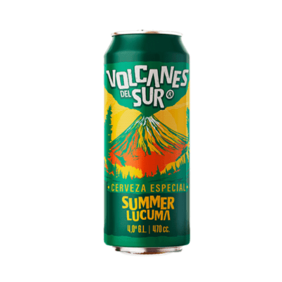 Cerveza Volcanes Del Sur Summer Lucuma Lata 470 CC