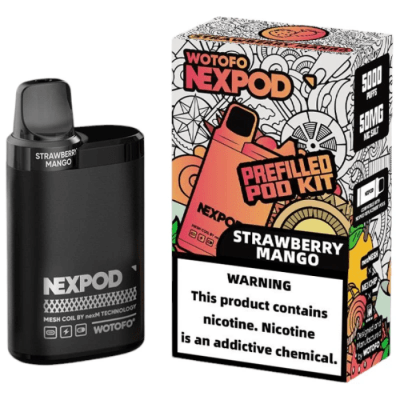 Wotofo Nexpod Pro Strawberry/Mango 5000 Puffs Kit1