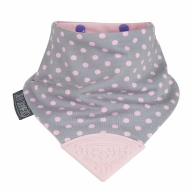 Babero con mordedor Polka Dot