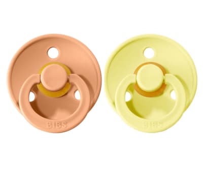 Chupetes Bibs Sunshine/Peach Sunset1