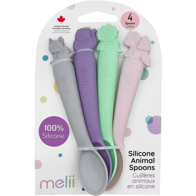 Set de cucharas de silicona colores1