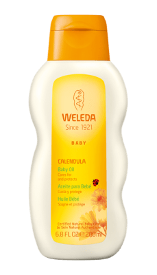 Aceite de masaje con caléndula bebé1