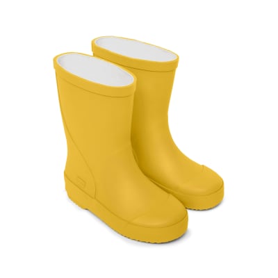 Botas de agua amarillo1
