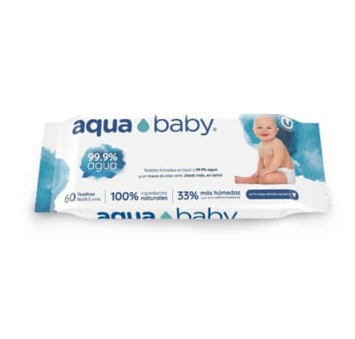 Toallitas húmedas Aqua Baby (60 unidades)1