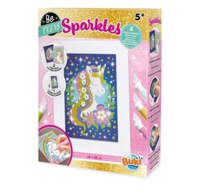 Arte con Brillos Unicornios1