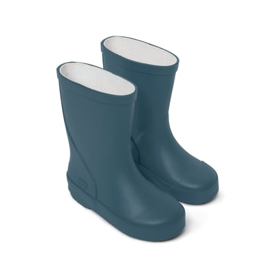 Botas de agua azul petróleo1