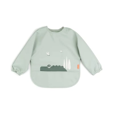 Babero con mangas Croco1