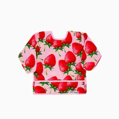 Babero manga larga Frutilla1