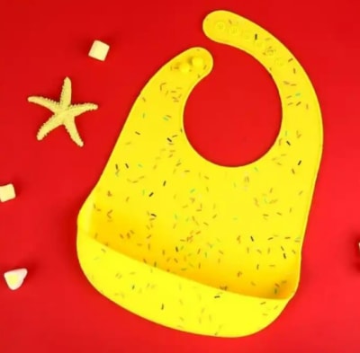 Babero Confetti amarillo1