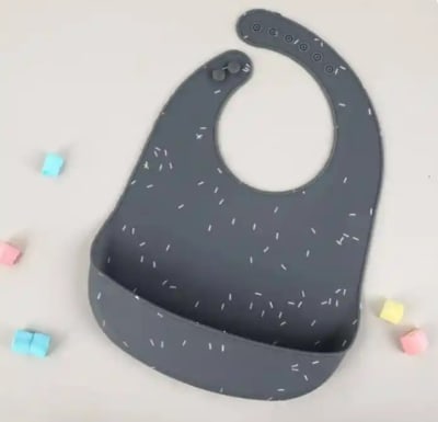 Babero Confetti gris1