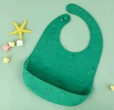 Babero Confetti verde1