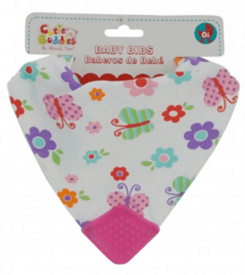 Babero con mordedor Primavera1