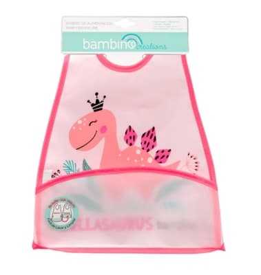 Babero impermeable Princess Dinosaur1