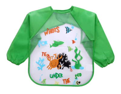 Babero con mangas Marino1