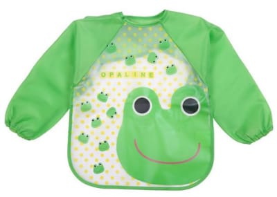 Babero con mangas Rana1