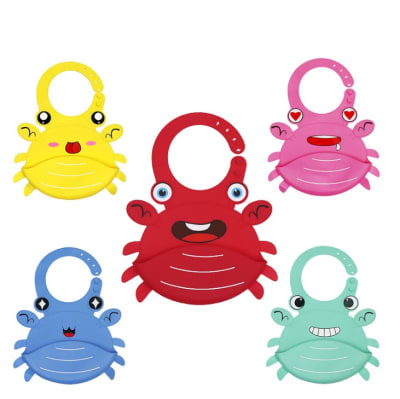 Baberos silicona Cangrejos1