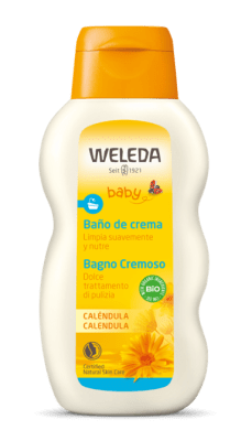 Baño de crema de caléndula