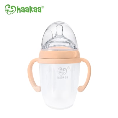Mamadera de Silicona Gen 3 Durazno1
