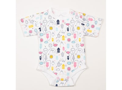 Body manga corta Casitas1