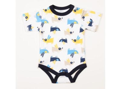 Body manga corta Perritos1