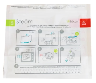 Bolsas esterilizadoras para microondas