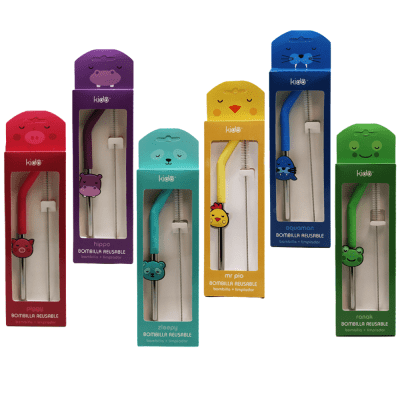 Bombillas reutilizables Animales1