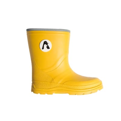 Botas de agua amarilla1
