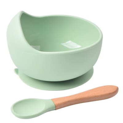 Bowl con cuchara Mint1