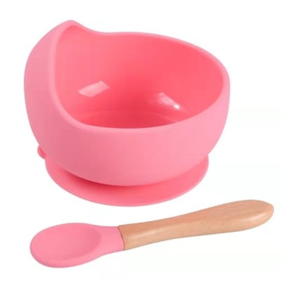 Bowl con cuchara Rose1