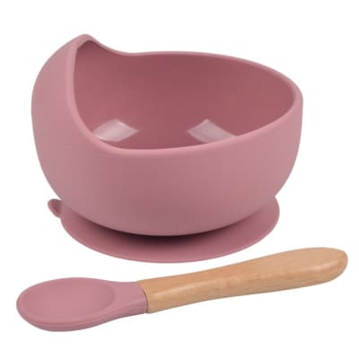Bowl con cuchara Rosy1