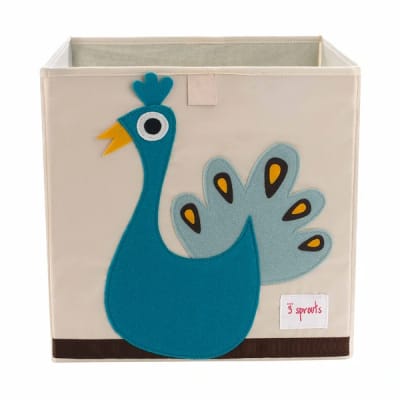 Caja organizadora Pavo Azul