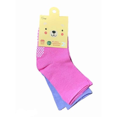 Pack 2 calcetines (rosado-lila)1
