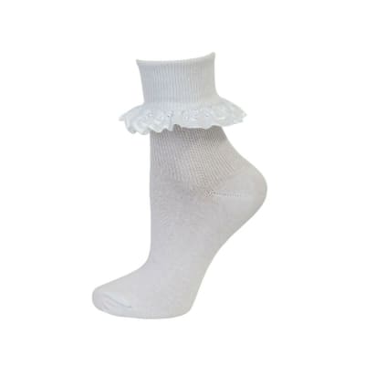 Calcetín con blonda