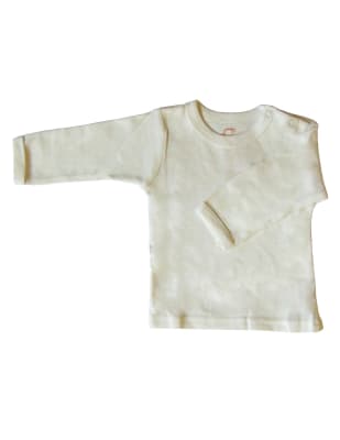 Camiseta bebé lisa blanca1